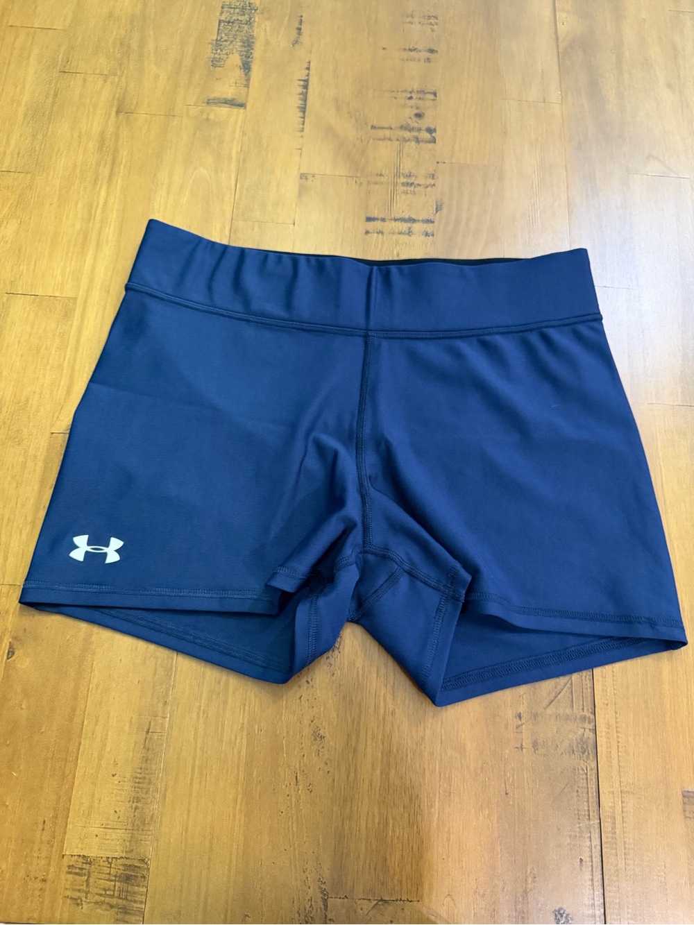 Under Armour Navy Blue Women's Performance Bike Shorts - Size XL